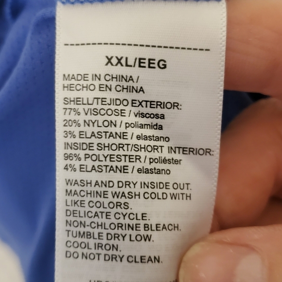 NWT Rafaella Amparo Blue Skort Size XXL/16 Retail $59.00, Athlesiure, Casual - Picture 6 of 6